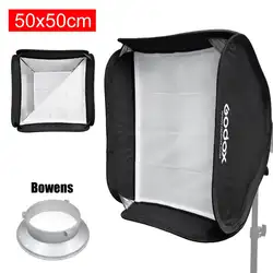 Godox 50x50 см 20 дюйм(ов) Софтбоксы сумка с Bowens горе комплект для студии строба вспышки Speedlite