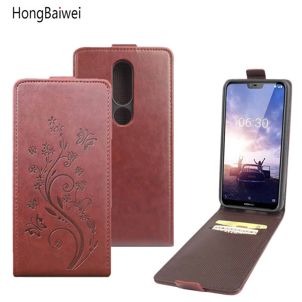 

Embossing Leather Case For Nokia X6 Case Up Down Flip Case Shell For Nokia X6 X6 Cover Phone Cases Funda Bags Coque