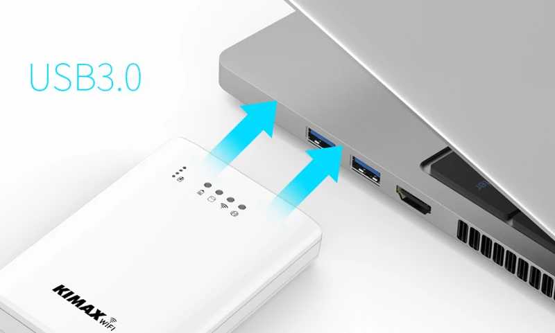 2pcslot Wireless wifi storage hard drive in hdd enclosure wifi storage hard drive USB3.0  (6)