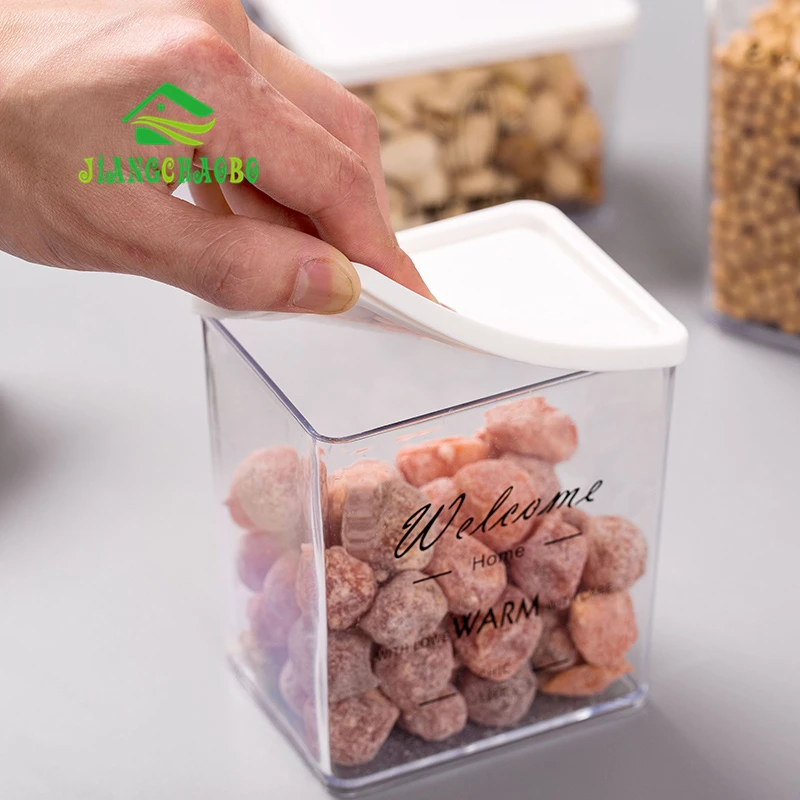 JiangChaoBo прозрачная многозернистая коробка для хранения кухонные Герметичные