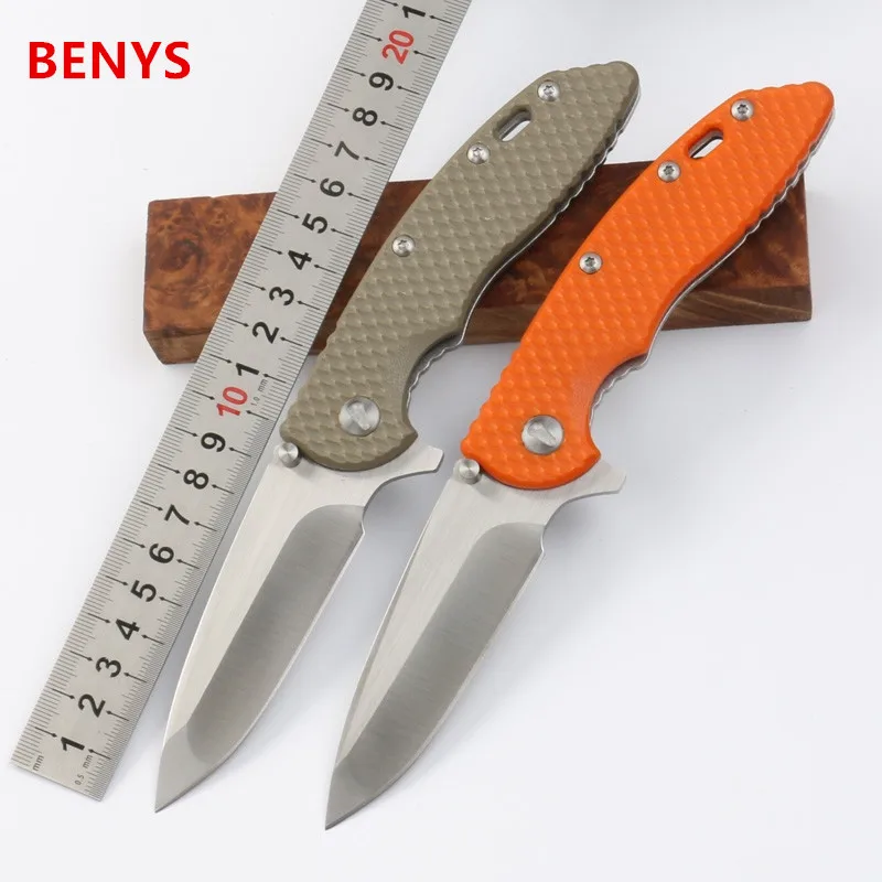 

BENYS Hinder XM18 Tactical Folding Knife G10 Handle CTS-18HP D2 Blade Flipper Camping Knives Survival Outdoor Hunting EDC Tools