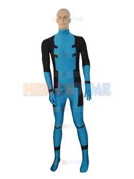

Custom Blue Deadpool Mens Costume Fullbody Spandex Lycra Halloween Cosplay Costumes The Most Popular Zentai Suit
