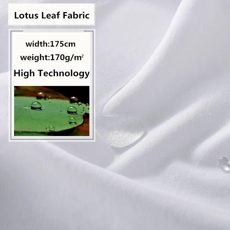 

RUBIHOME New Arrival 100x175cm High Technology Fabric Cloth for Men T-Shirt Waterproof Oil-proof Anti-Dirty Quick Dry Creative