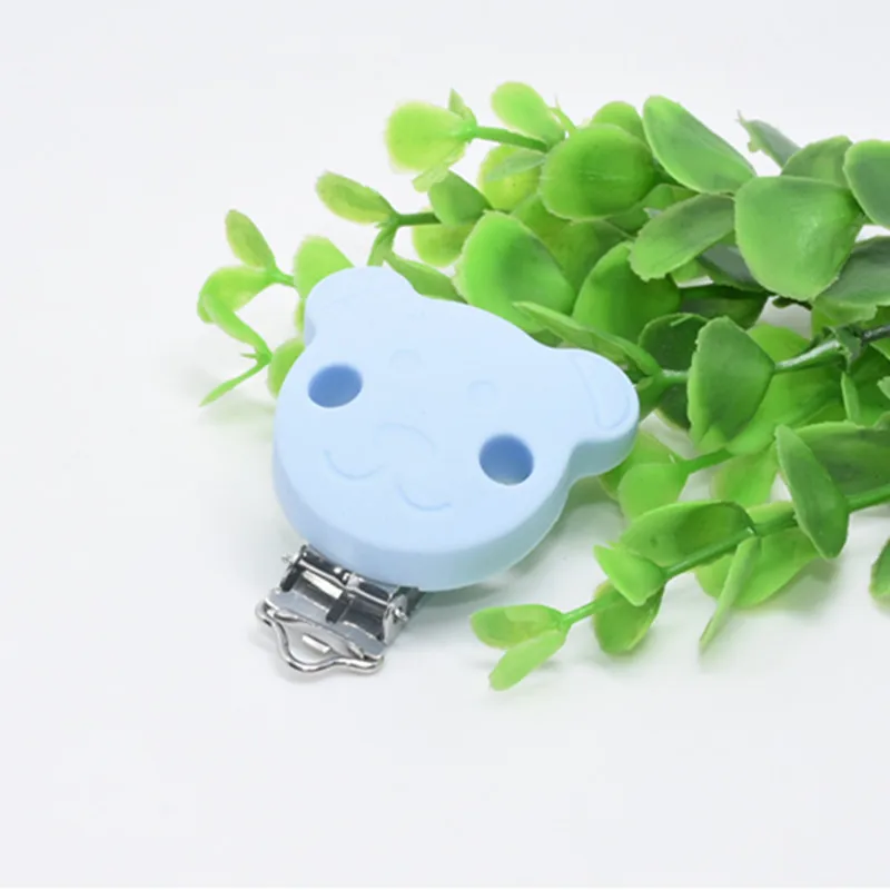 10 шт. BPA бесплатно силиконовые зажимы для медведя DIY детские соски медведь Chupetero