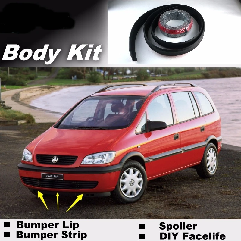 

NOVOVISU Bumper Lip Deflector Lips For Holden Zafira Front Spoiler Skirt For Friends To Car Tuning View / Body Kit / Strip