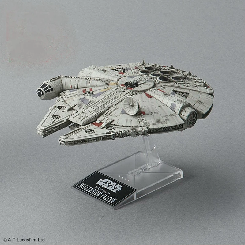 Bandai Звездные войны 1/1000 Blokade Runner 1/350 MILLENNIUM FALCON 006 Коллекция фигурка для фанатов подарок на праздник