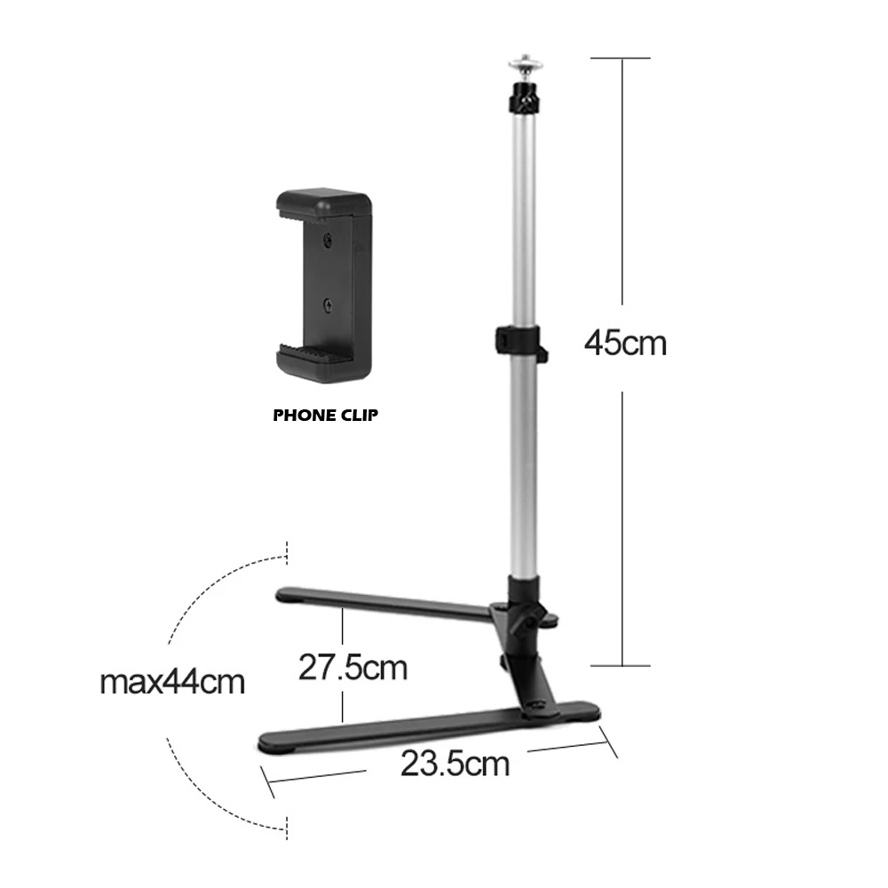 Реверсивный кронштейн для фотосъемки Макросъемка мобильный настольный монопод для фотосъемки штатив