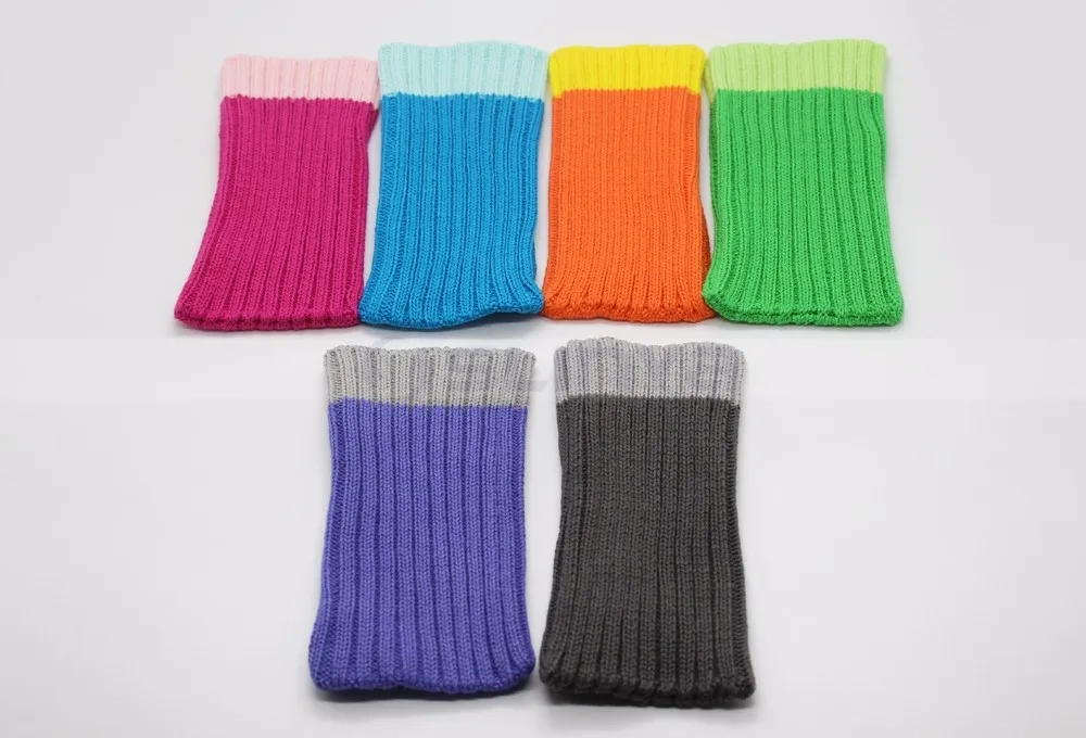 100pcs/lot Colorful Wool Knit Sock Pouch Case Bag for iPhone 8 Plus  7 Plus iPhone 6 Plus 5.5 inch iphone 7 case