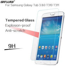 BINFUL Закаленное стекло протектор экрана для samsung Galaxy Tab 3 8,0 T310 T311 планшета закаленное защитное стекло