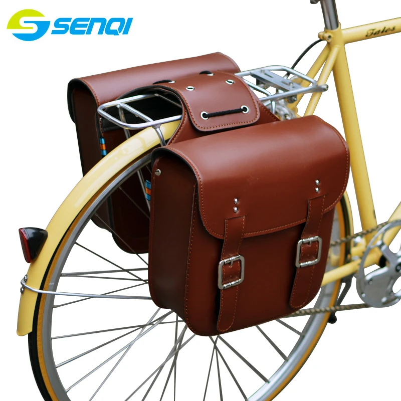 Retro Fiets Rack Tas Lederen Bagagedrager Fiets Tassen Robuuste Achter  Zadelpen Tas voor Retro Fietszadel Rack Accessoires|Bicycle Bags \u0026  Panniers| - AliExpress