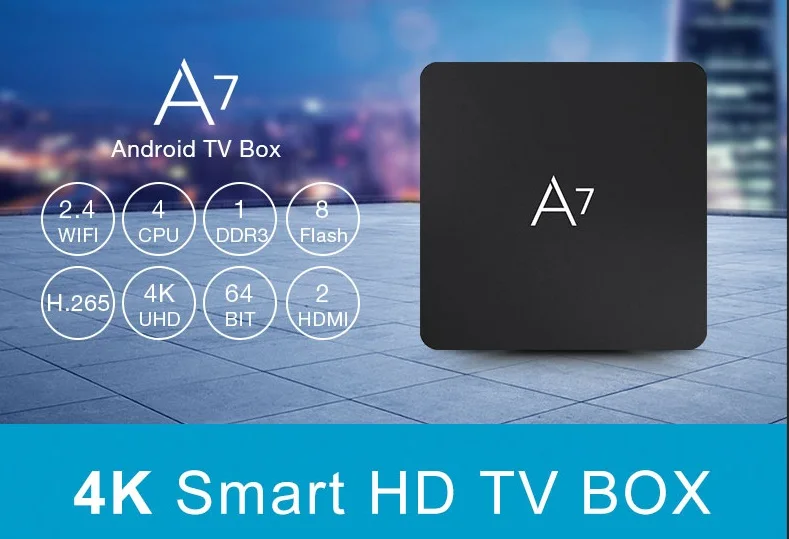 

A7 mini Media Player Android TV Box for Amlogic Europe IPTV Box 4K WiFi Sport Movie Music Service