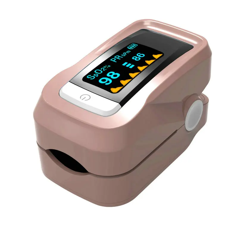 STRIKATE SPO2 Пульсоксиметр, светодиодный дисплей, портативный Пульсоксиметр, монитор крови, цветной кислород, забота о здоровье - Цвет: orange