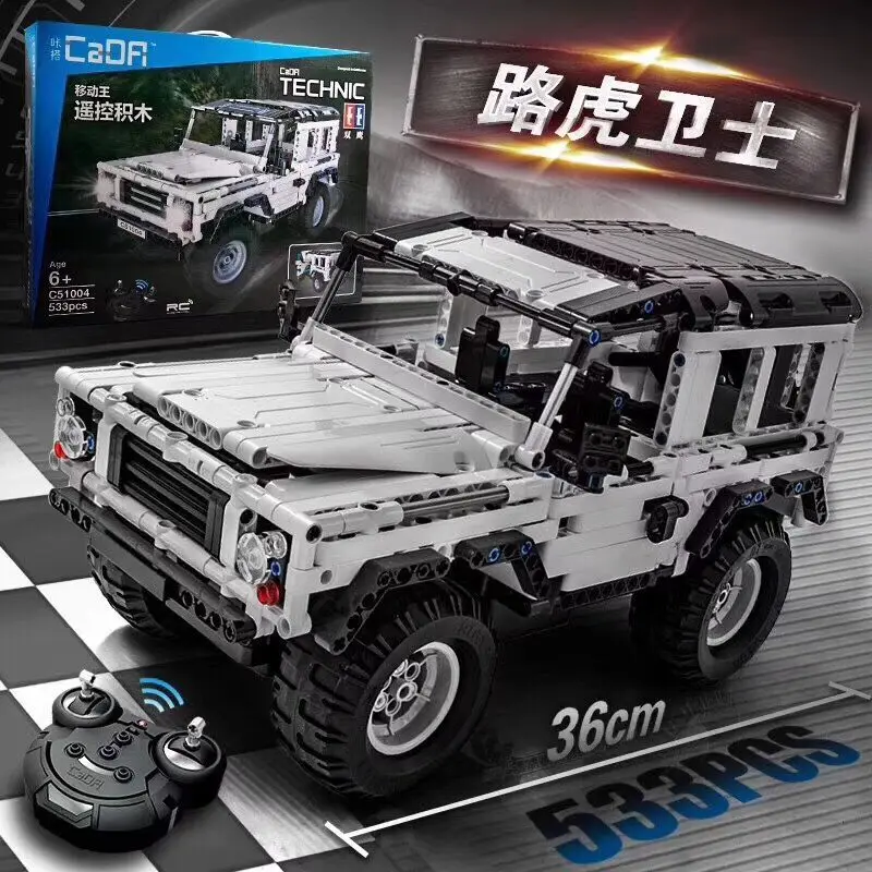 

City Remote Control Defender Car Model SUV DC Building Block Bricks Car Toys For Children Compatible Legoed Technic Blocks Toys