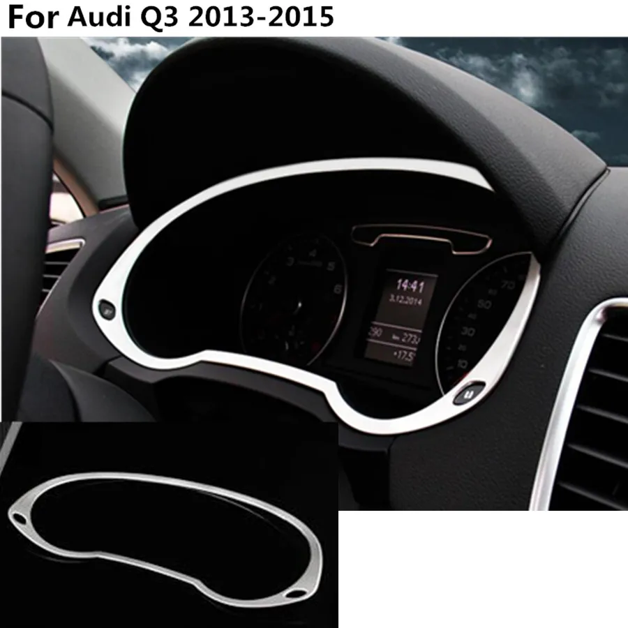Для Audi Q3 2013 2014 2015 Одежда высшего качества гарнир крышка детектор планки abs chrome