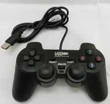Promotion Wired Controller Double Shock Remote joystick Gamepad Joypad for PlayStation 2 PS2 PC Computer Laptop