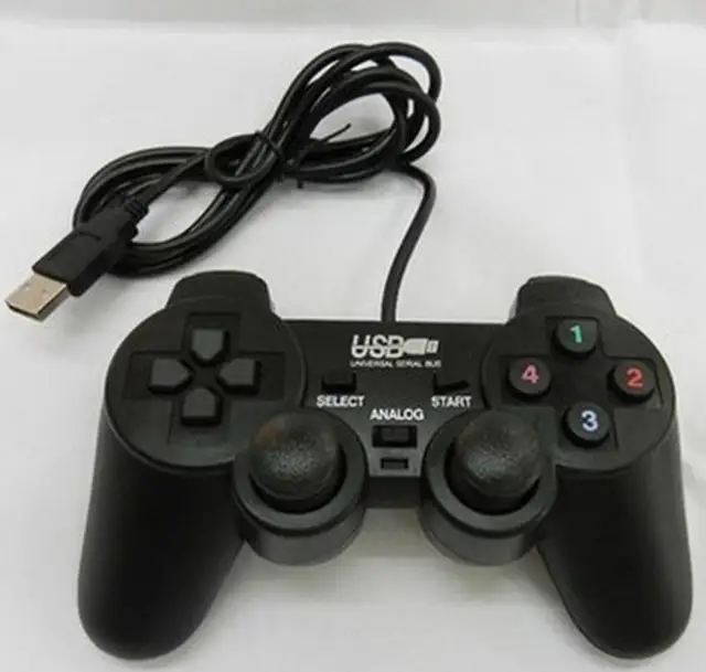 Promotion Wired Controller Double Shock Remote joystick Gamepad Joypad for PlayStation 2 PS2 PC