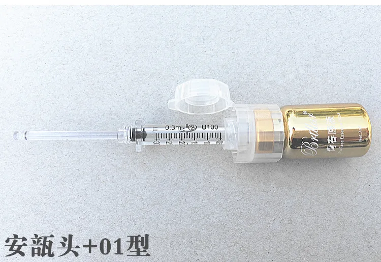 Шприц гиалуроновая ручка ампульная бутылка высокого давления Гиалуроновый пистолет стерилизованный одноразовый шприц медицинская игла 6 шт SFDA