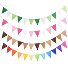 Wedding Garland Flags Pennant Party-Decoration-Supplies Felt-Banner Baby Shower Birthday Bunting