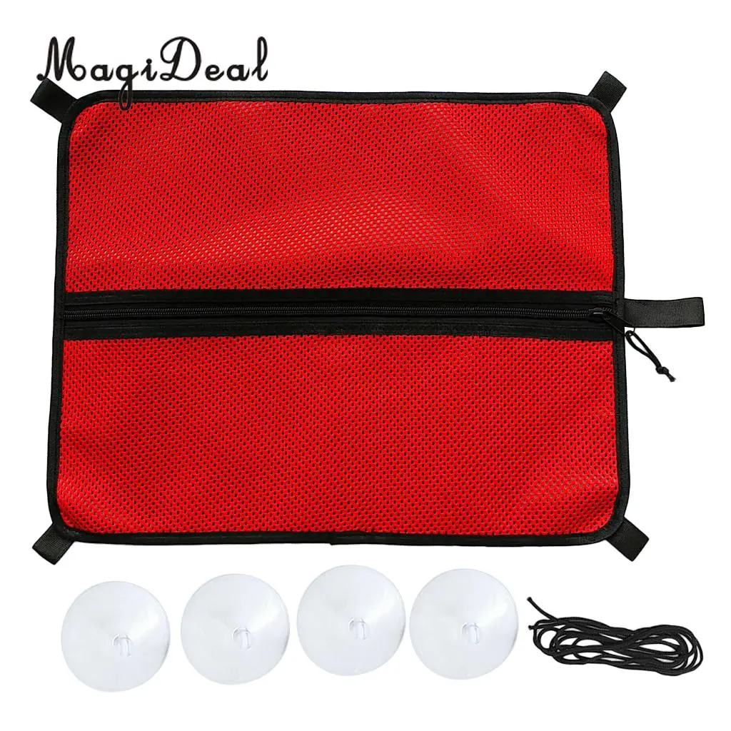 Premium Mesh Deck Storage Bag with Suction Cups For Surfboard Paddleboard SUP Accessories