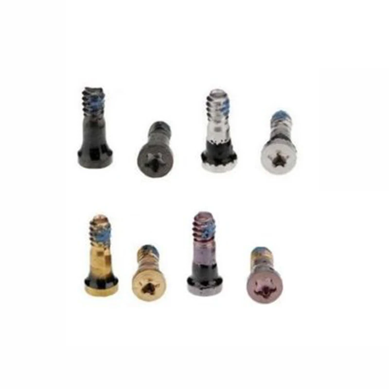 

100Pcs/lot For iPhone 6 6S 7 8 Plus 5S Charging Dock Bottom Screws 5-Star Pentalobe Screw Mobile Phone Spare Parts