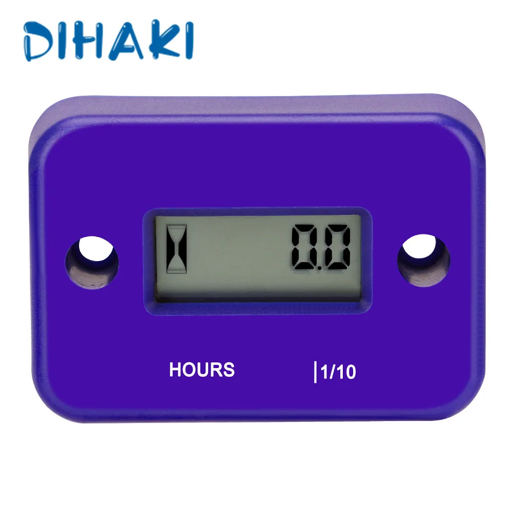 

Waterproof Inductive Digital Hour Meter Built In Battery LCD DisplayGauge Hour Meter For Kitchen Bike Motorcycle