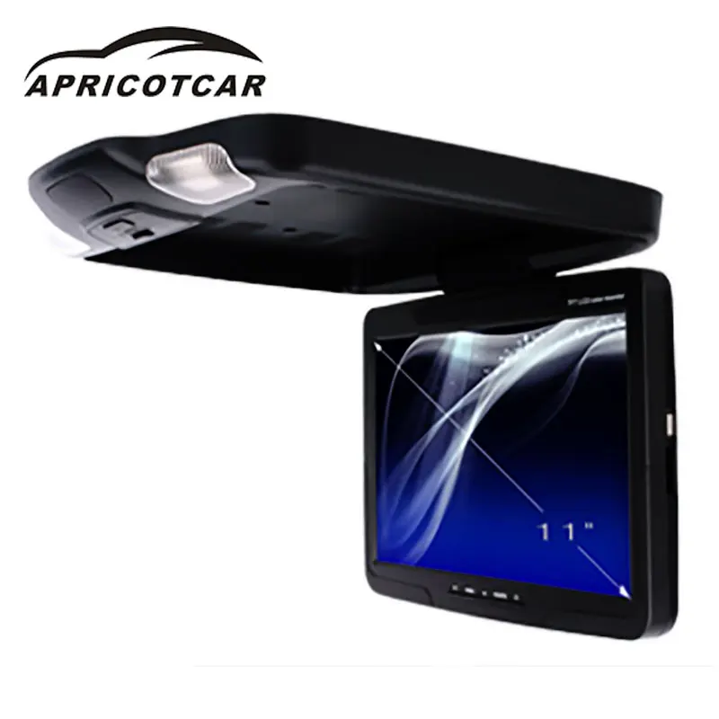 

11 Inch Inverted HD Card Reading Car Monitor Liquid Crystal Display Car Audio Display with 16:9 Wide Screen Speaker IR FM USB TF