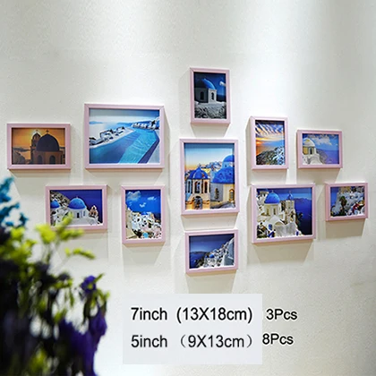 11 шт. классические настенные рамки для фотографий 5 7 дюймов|Рамка| |