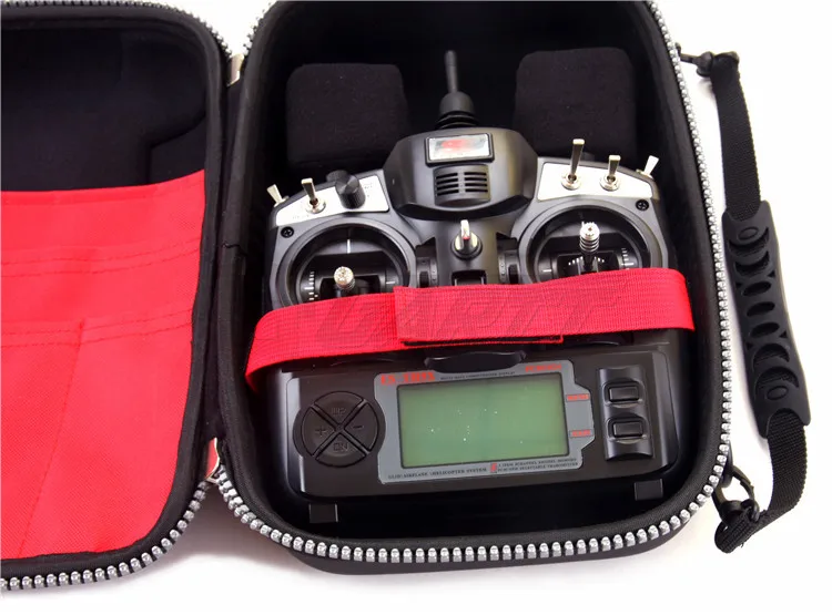 

Freeshipping Flysky FS-TH9X 2.4G 9CH Transmitter Radio Mode2 For RC Heli + Bag Case