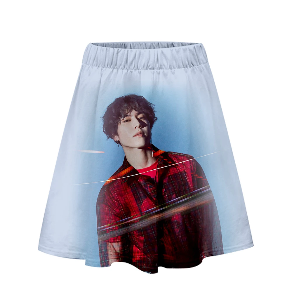 GOT7 юбка Harajuku Повседневное стиль Harajuku поп юбки сексуальный Kpops Для женщин Повседневное Лидер продаж модные юбки