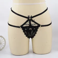 Для женщин трусики с низкой талией пикантные черные сапоги портупея с кружевом трусы фетиш одежда подвязки вечерние Жгут Регулируемый бандаж белье L0016