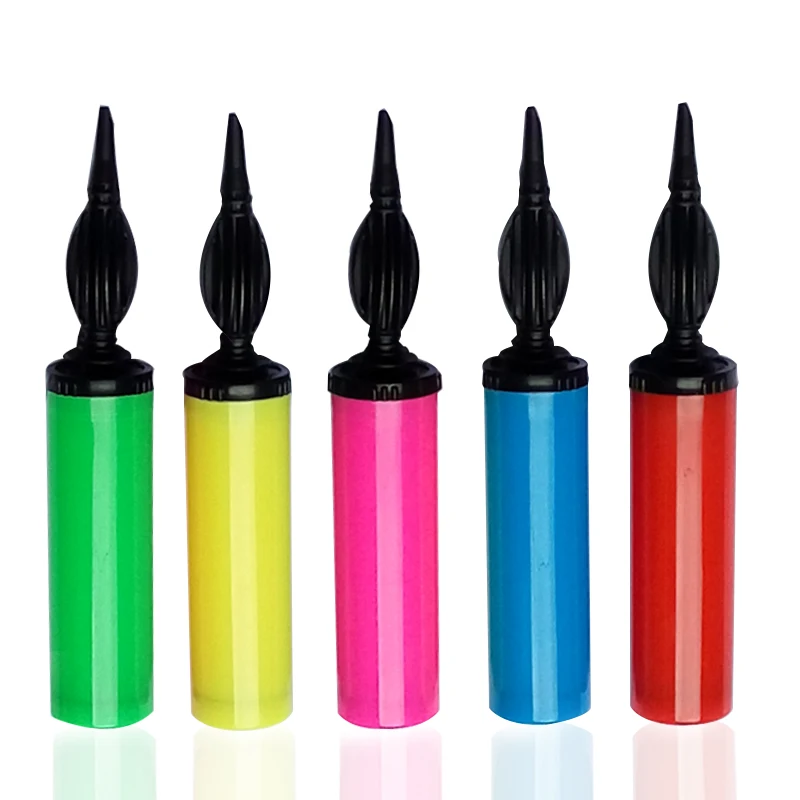 

Balls Pump balloon accessories inflator hand push Air Pump Two kinds of needles Party Supplies portable foil ballon pump