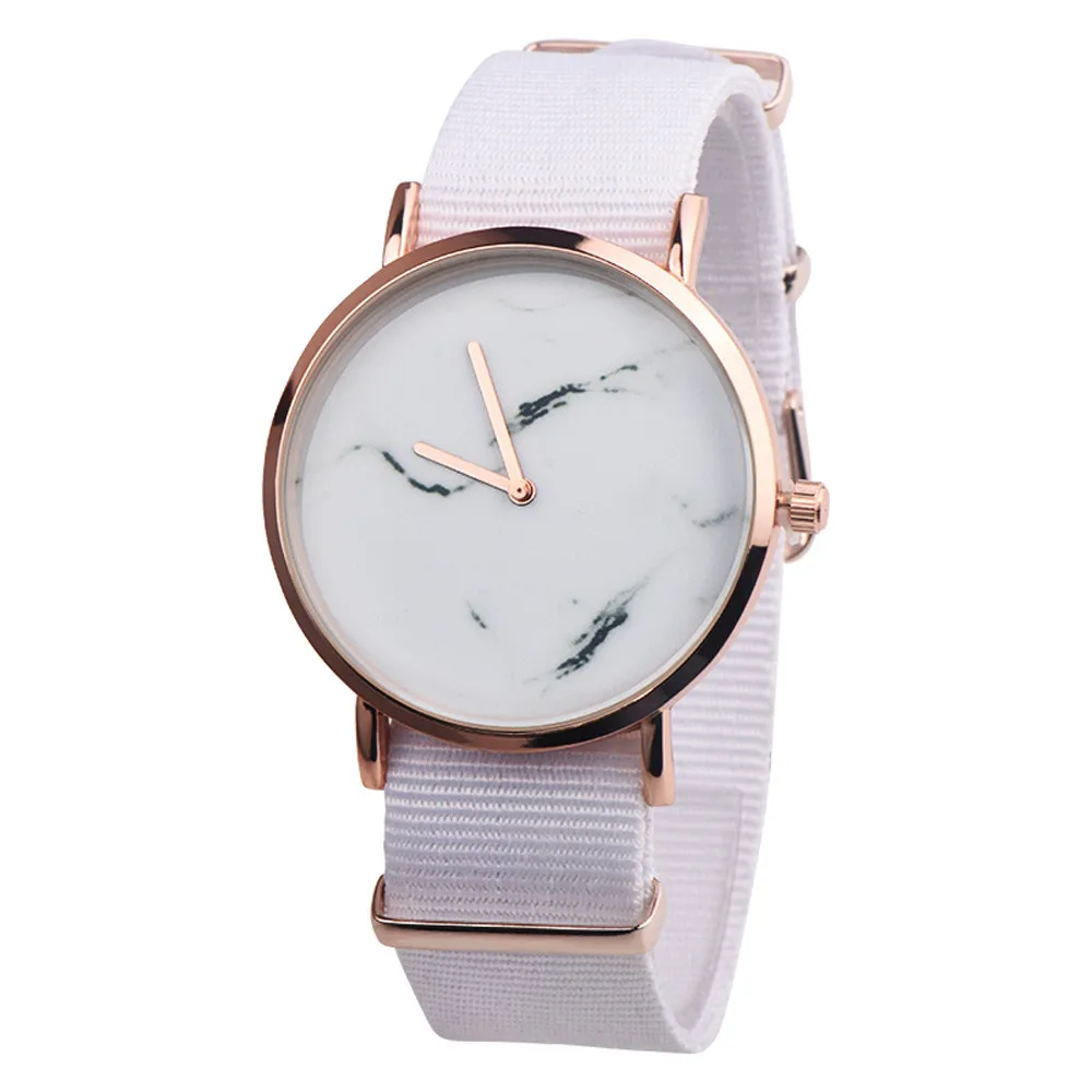 Модные Аналоговые кварцевые часы с кожаным ремешком Unisexstone - Цвет: g
