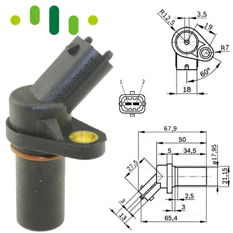 

Crankshaft Position Sensor For Renault Trucks Kerax Midlum Premium Volvo FH FL FM 0281002315 0261210151 504096645 5010412449