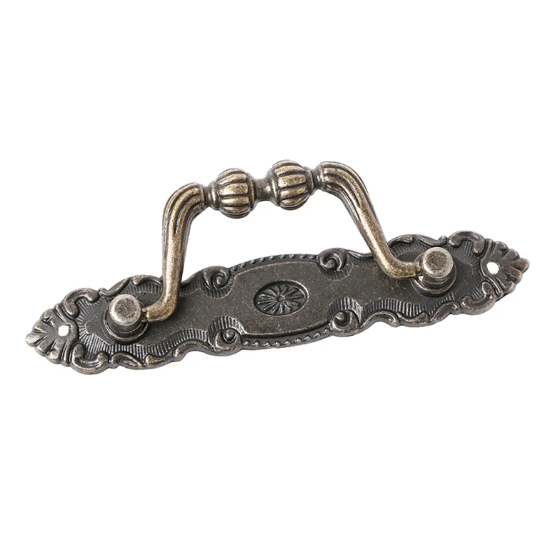 Antique Cabinet Drawer Handle Bronze Door Handle Chest Dresser Vintage Pull Knob #Aug.26