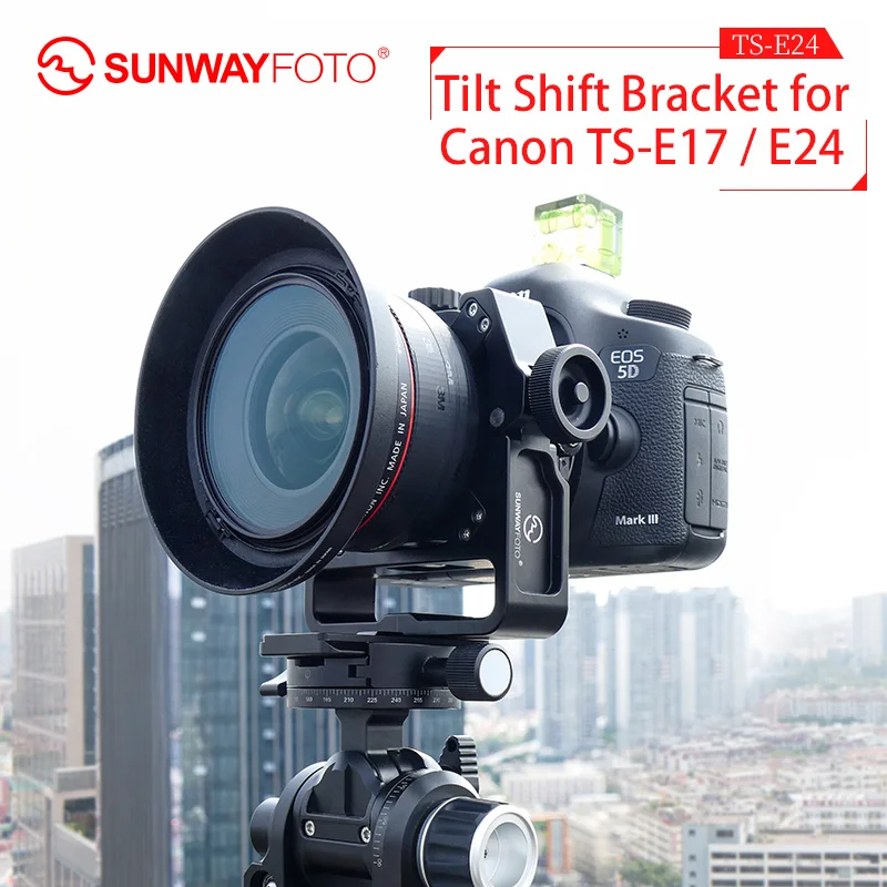 Sunwayfoto TS-E24 штатив Canon dslr камера аксессуары TS-E17/TS-E24 наклон сдвиг кронштейн объектива быстросъемная пластина arca swiss