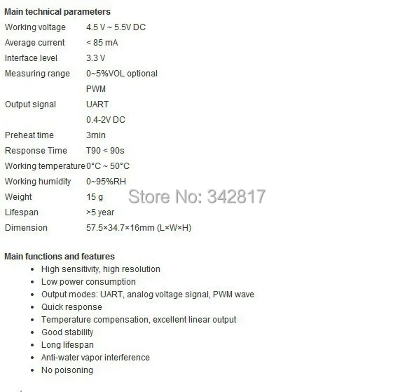 MH-Z14 240 100%NEW Cost-effective infrared carbon dioxide sensor module promotional MH-Z14 infrared co2 sensor for co2 monitor 60 E68 2.jpg