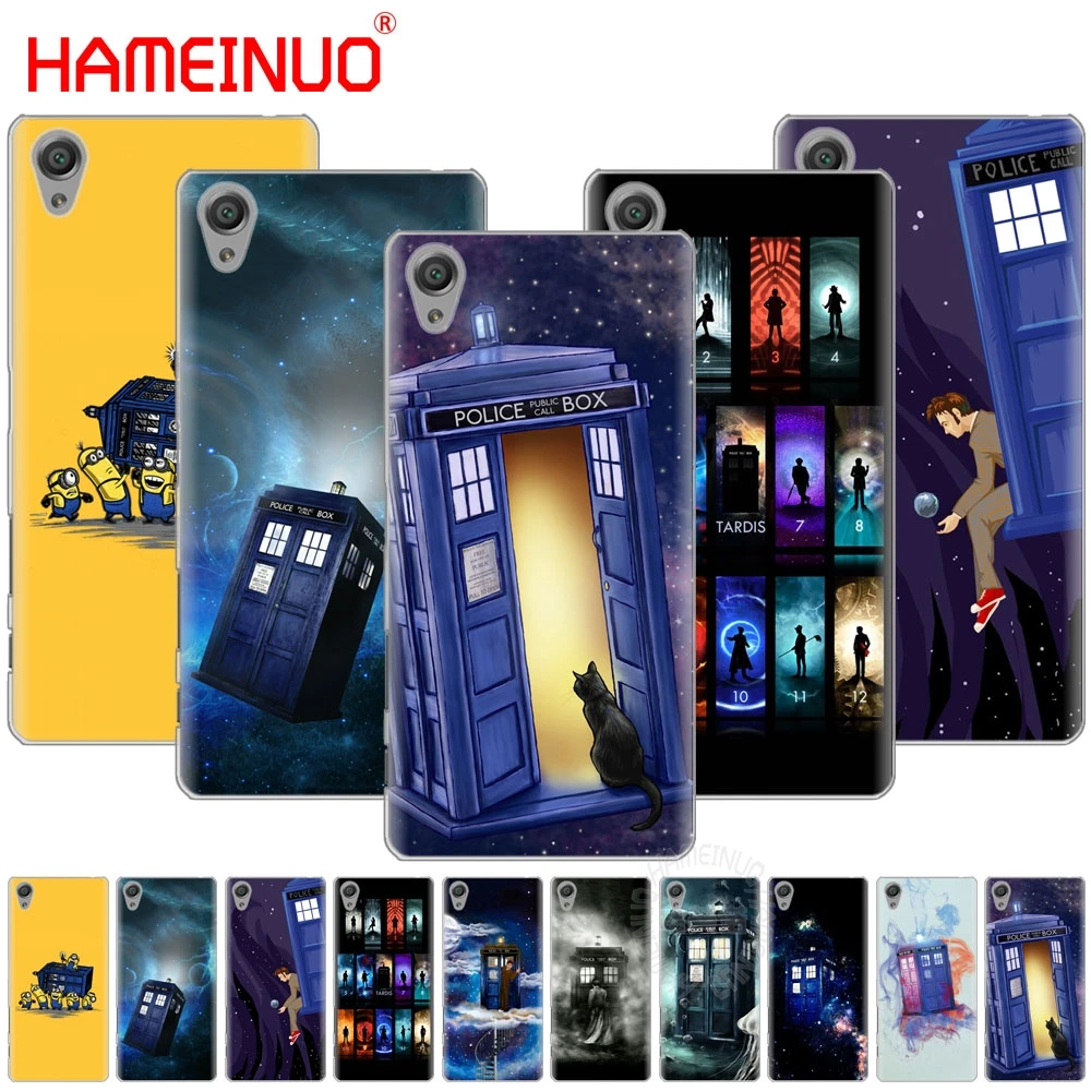 

HAMEINUO Tardis Box Doctor Who Cover phone Case for sony xperia C6 XA1 XA2 XA ULTRA X XP L1 L2 X XZ1 compact XR/XZ PREMIUM