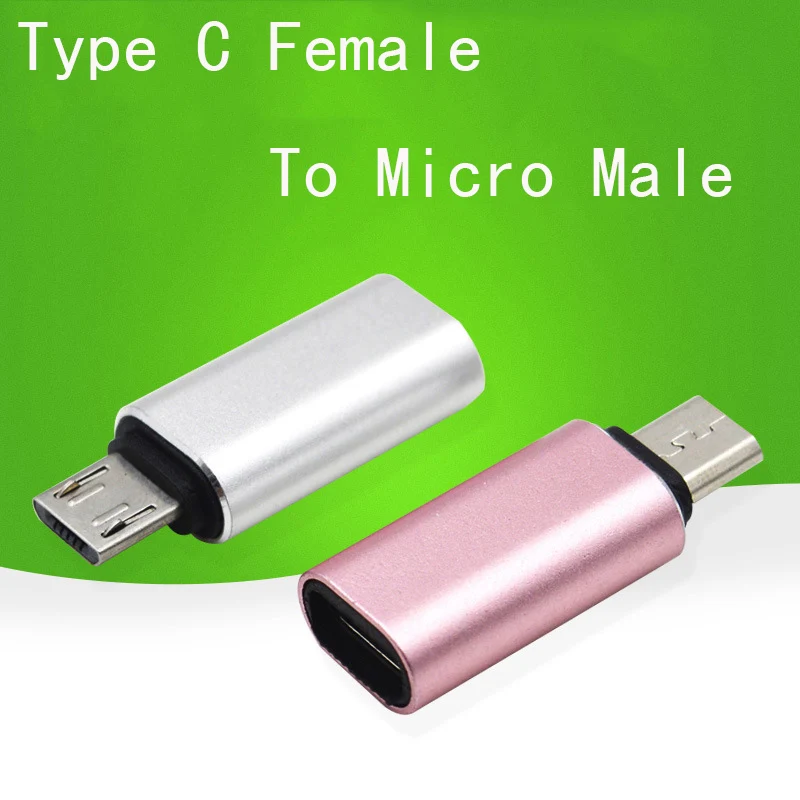 Thbelieve Micro USB C адаптер микро usb для Glaxy S8 S9 Plus USBC зарядки женский Male|Переходники и