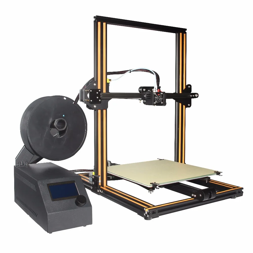 Бесплатная доставка 2017 Creality CR 10 plus большой размер печати DIY настольный 3D принтер