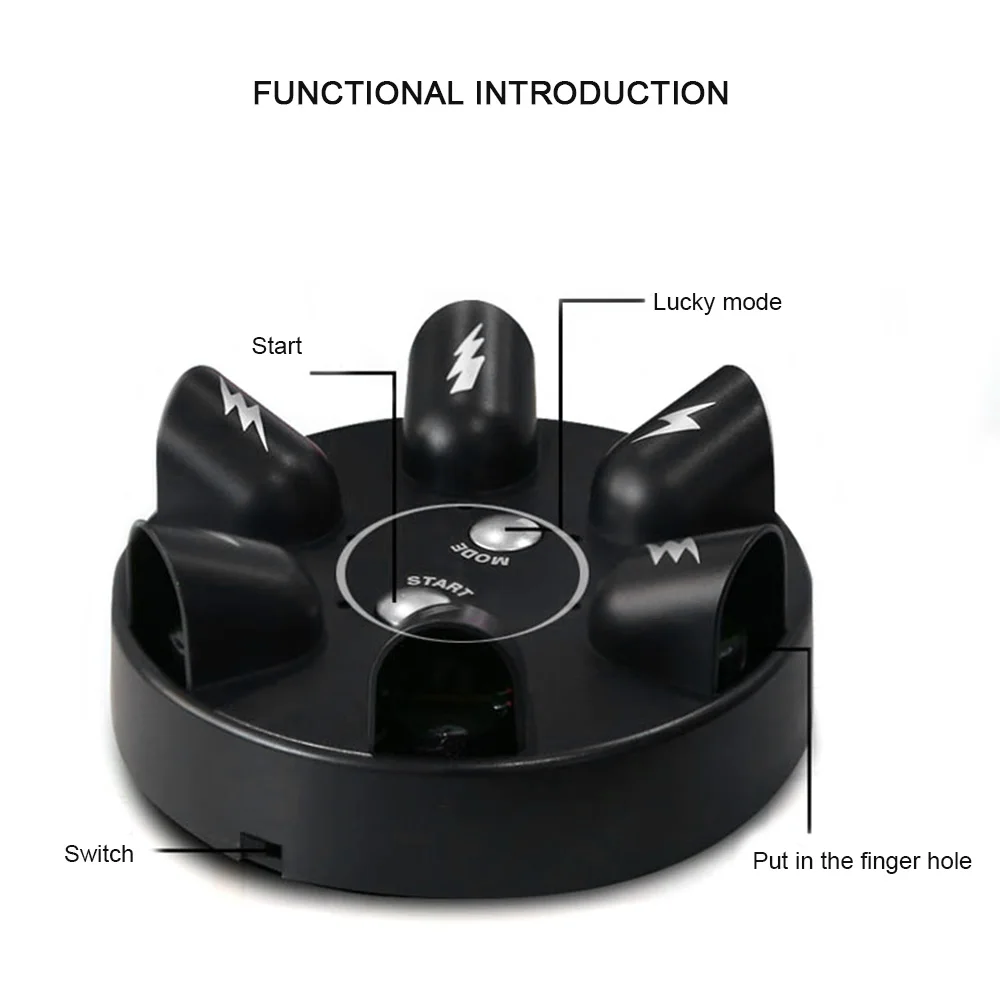 Detector de Mentiras Teste Engraçado Complicado Ajustável Adulto Micro Choque Elétrico Chocante Mentiroso Verdade Festa Consolas Jogo Presentes Brinquedo 8 Brincadeiras e piadas