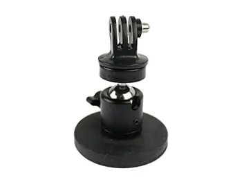 

Rubber Coated Car Magnetic Magnet Mount With Swivel Ball Head w/ Tripod Mount for Sony GoPro Xiao Yi SJCAM Action Camera