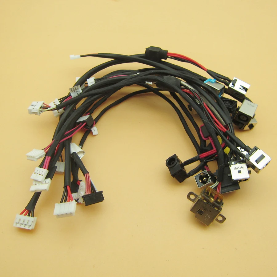 

15models 15pcs DC Power Jack Connector for HP Toshiba lenovo Pavilion cable Laptop DC JACK Harness Cable Laptop with cable