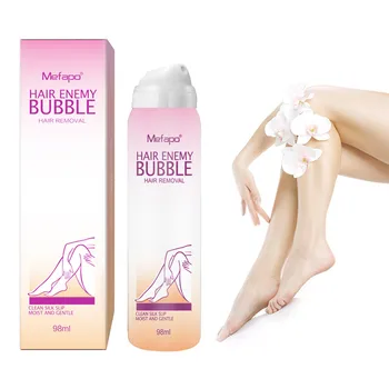 

2019New MEFAPO Legs Facial Hair Remover Foam Mousse in Spray Painless Hair Removal Spray Cream Depilatory Bubble Wax Body Bikini