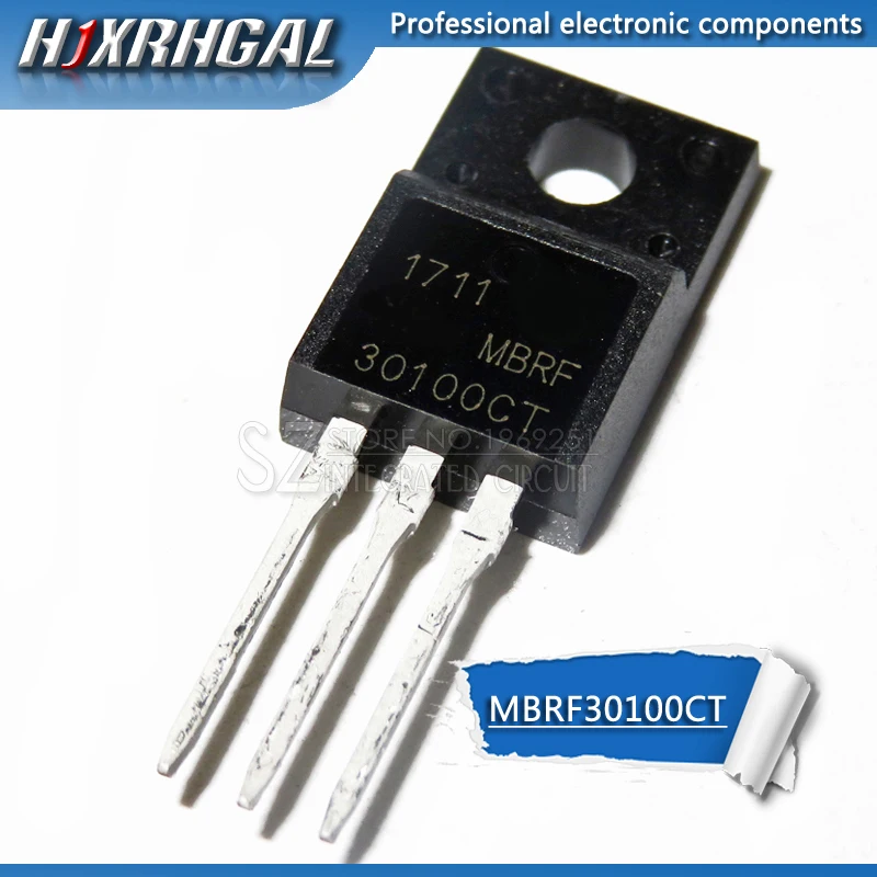 

1pcs MBR30100 TO220 MBR30100CT TO-220 MBRF30100CT MBRF30100 B30100G