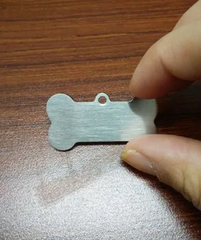 

hot sale stainless steel bone shaped dog name pendant cat tag charm free shipping id tag