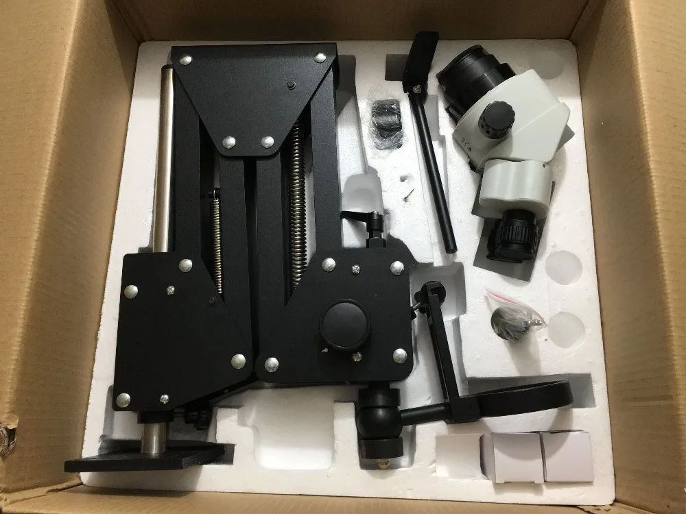 7X 45X JEWELERS MICROSCOPE GEM DIAMOND SETTING MICROSCOPE JEWELRY MICRO