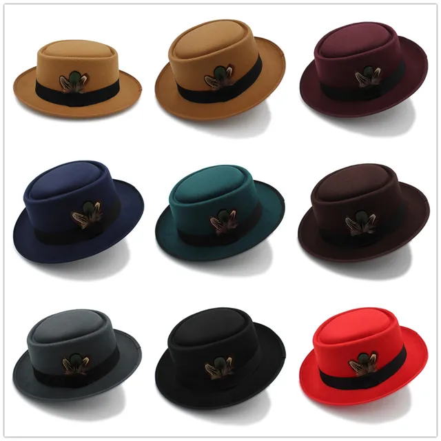 crushable pork pie hat