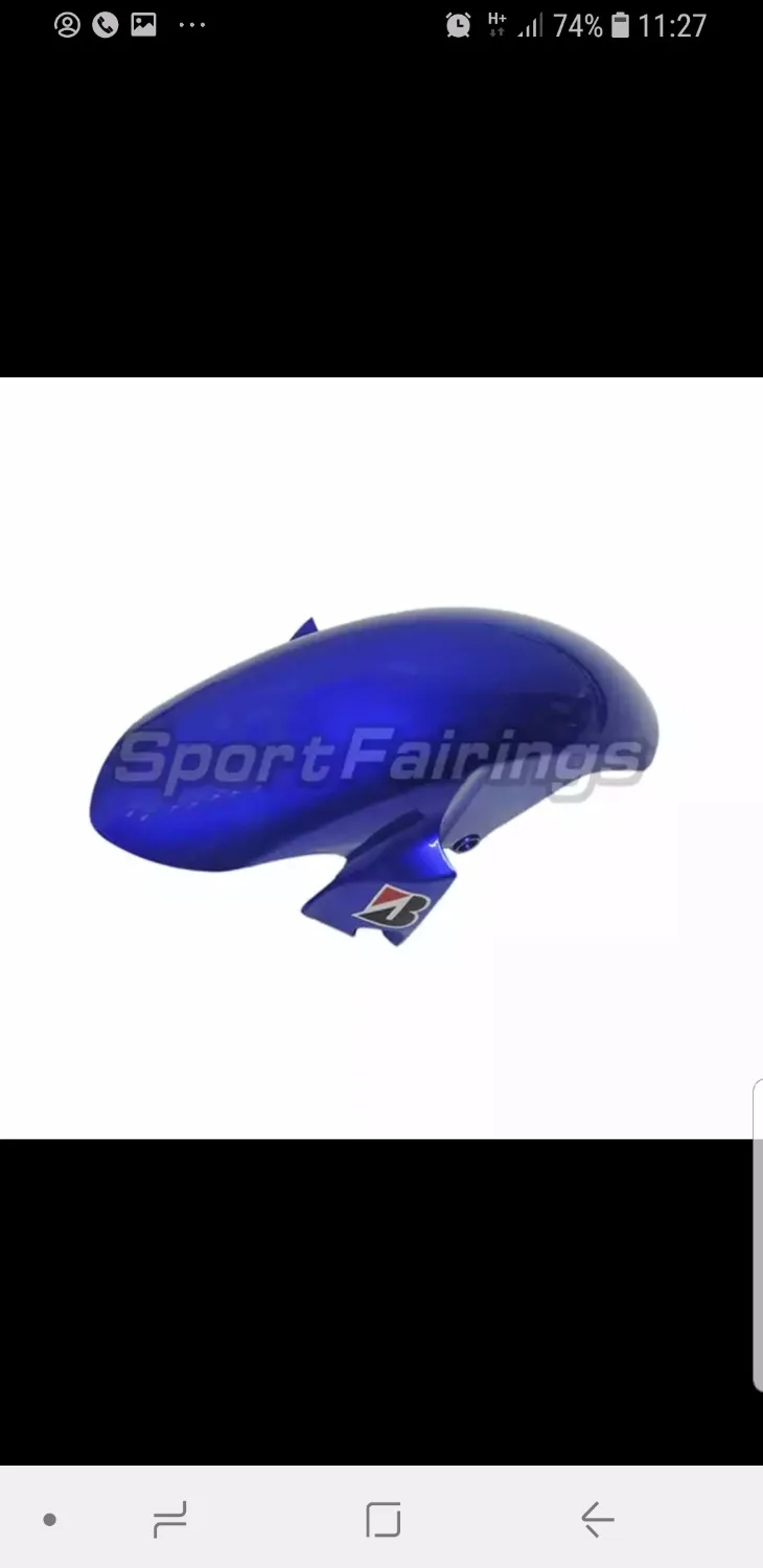 

Fairings For blue ABS Plastic Front Fender Fit for r6 Yamaha 2006-2015 YZF R6 06-15 Injection mode Motorcycle ZXMT