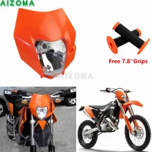 Supermoto Enduro MX 12 v 35 w Carenagem Do Farol Para KTM EXCF/SMR/SMC/EXC/ SXF/XCF/SX/XC 08-18 Motocross Farol Head Light