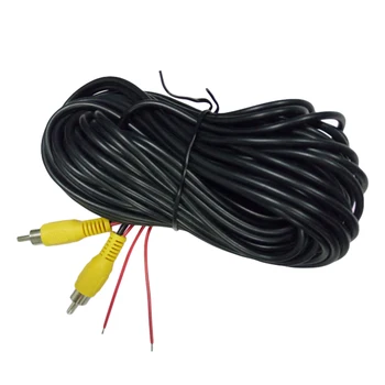 

Dewtreetali 10M Car RCA CAR Reverse Rear View Parking Camera Video Cable Video Trigger Wire Connecting Car Parking Rearview